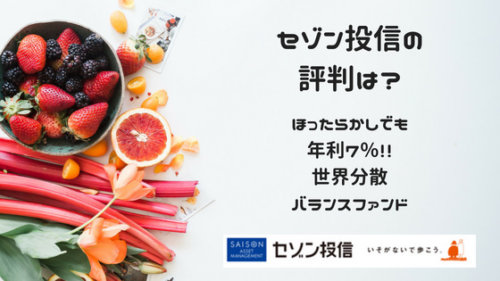 ほったらかしで年利7％！セゾン投信の実績｜時間分散と複利の力で資産が増える