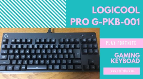 ゲーミングキーボード【ロジクールPRO G-PKB-001】テンキーレスでフォートナイトに最適